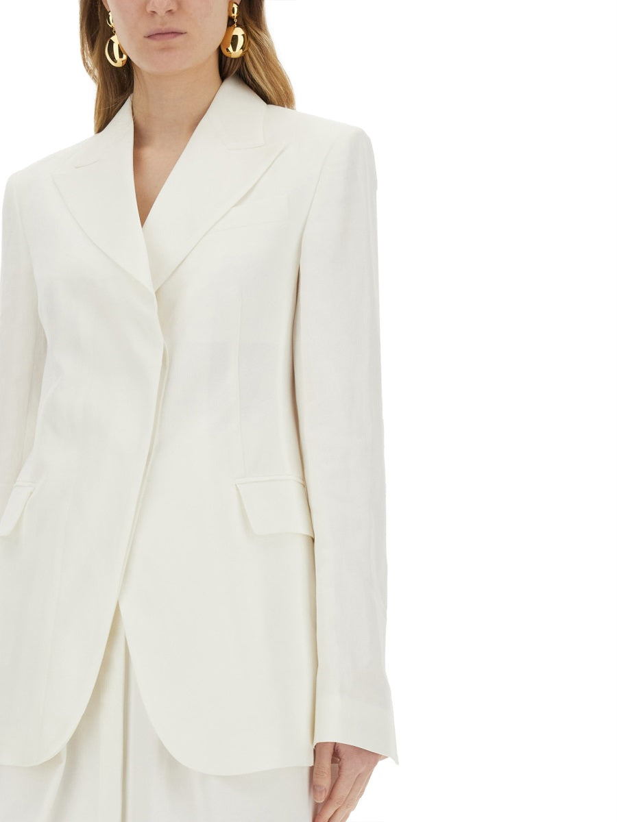 Structured Slim Fit Jacket With Tailored Silhouette