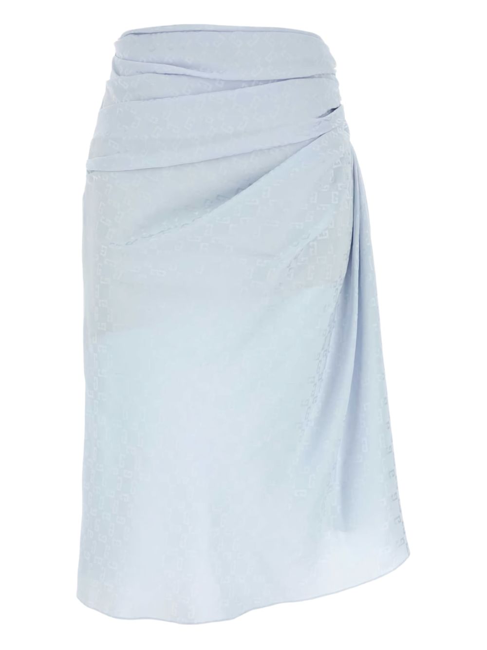Mid-Length Draped Skirt