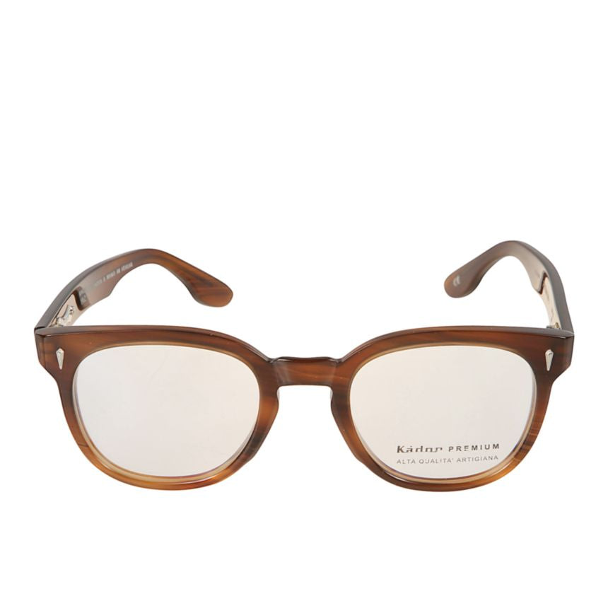 Premium 11 Translucent Brown Gradient Eyeglasses with Keyhole Bridge