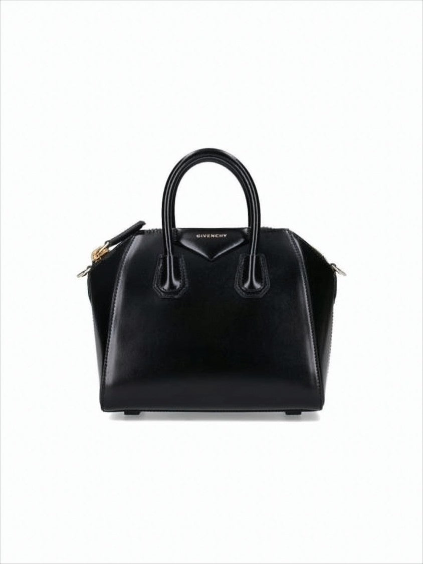 Structured Smooth Calf Leather Tote Bag