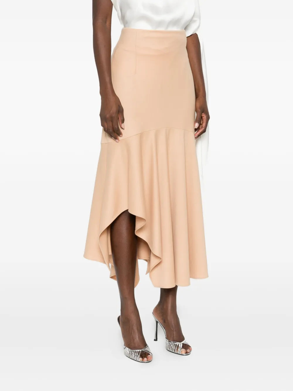 Flowing Silhouette Skirt with Soft Drape