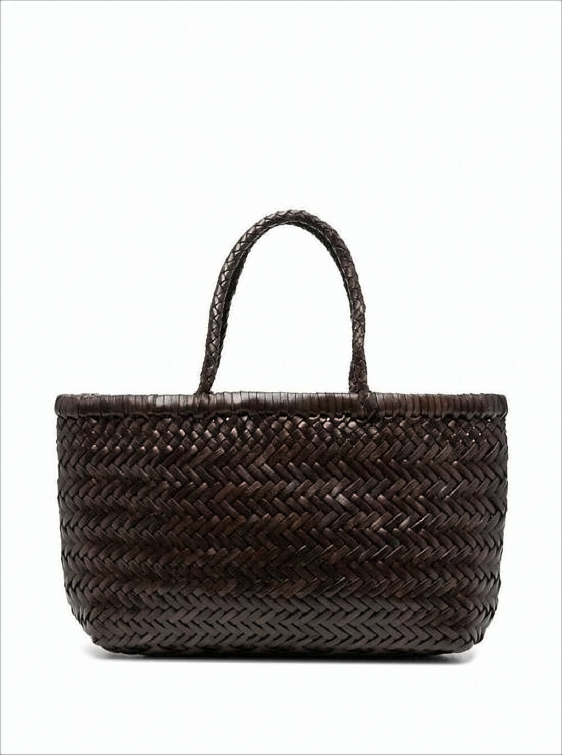 Woven Calf Leather Shoulder Bag