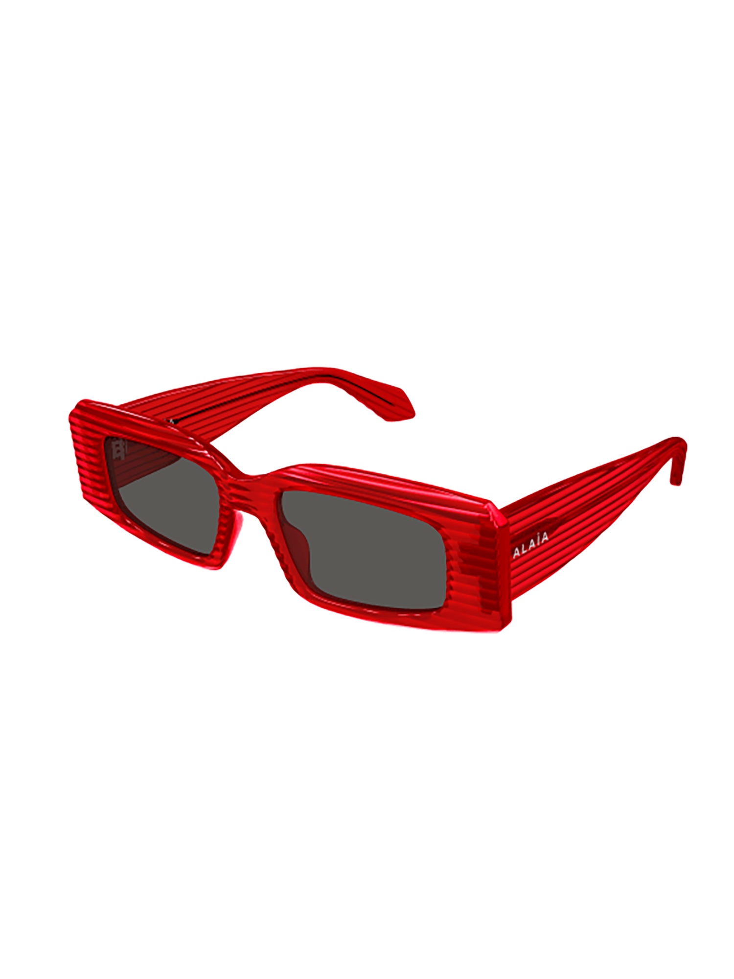 Bold Textured Red Sunglasses