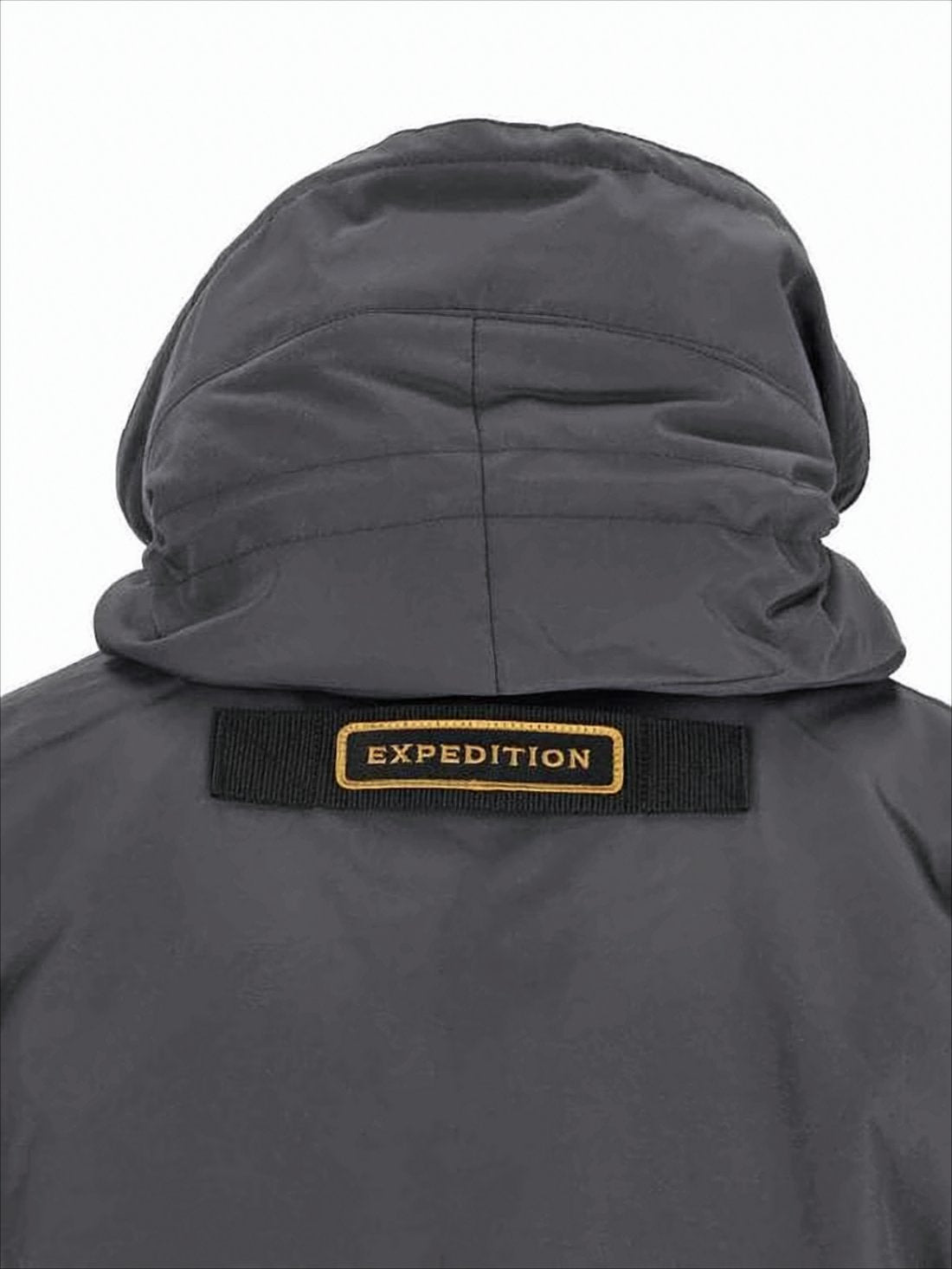 Heavy-Duty Grey Expedition Parka with High Collar