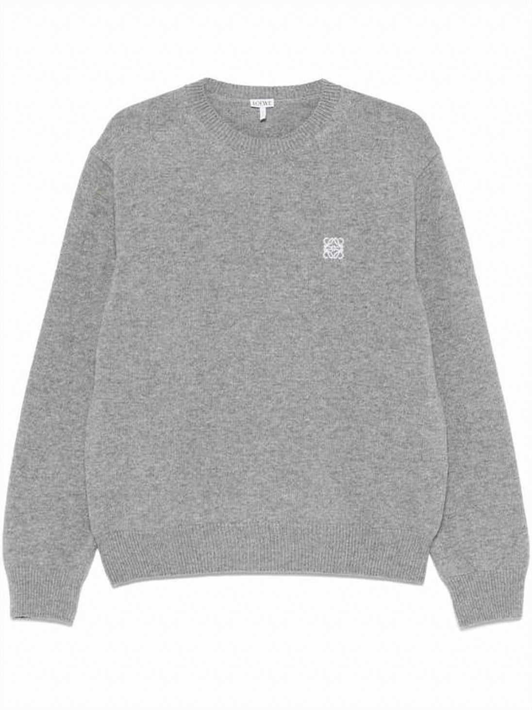 Medium-Weight Wool Sweater With Crew Neckline