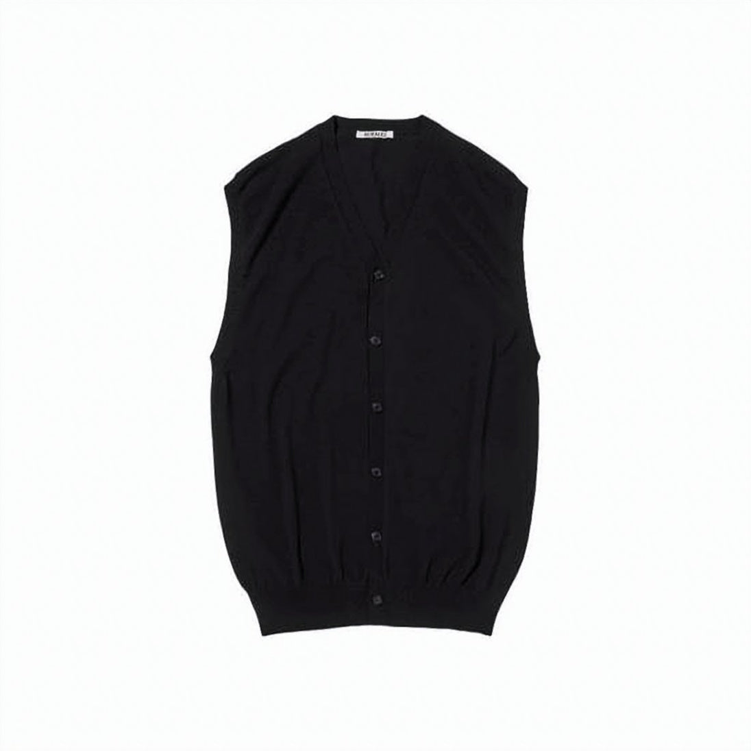 Deep V-Neck Wool Vest