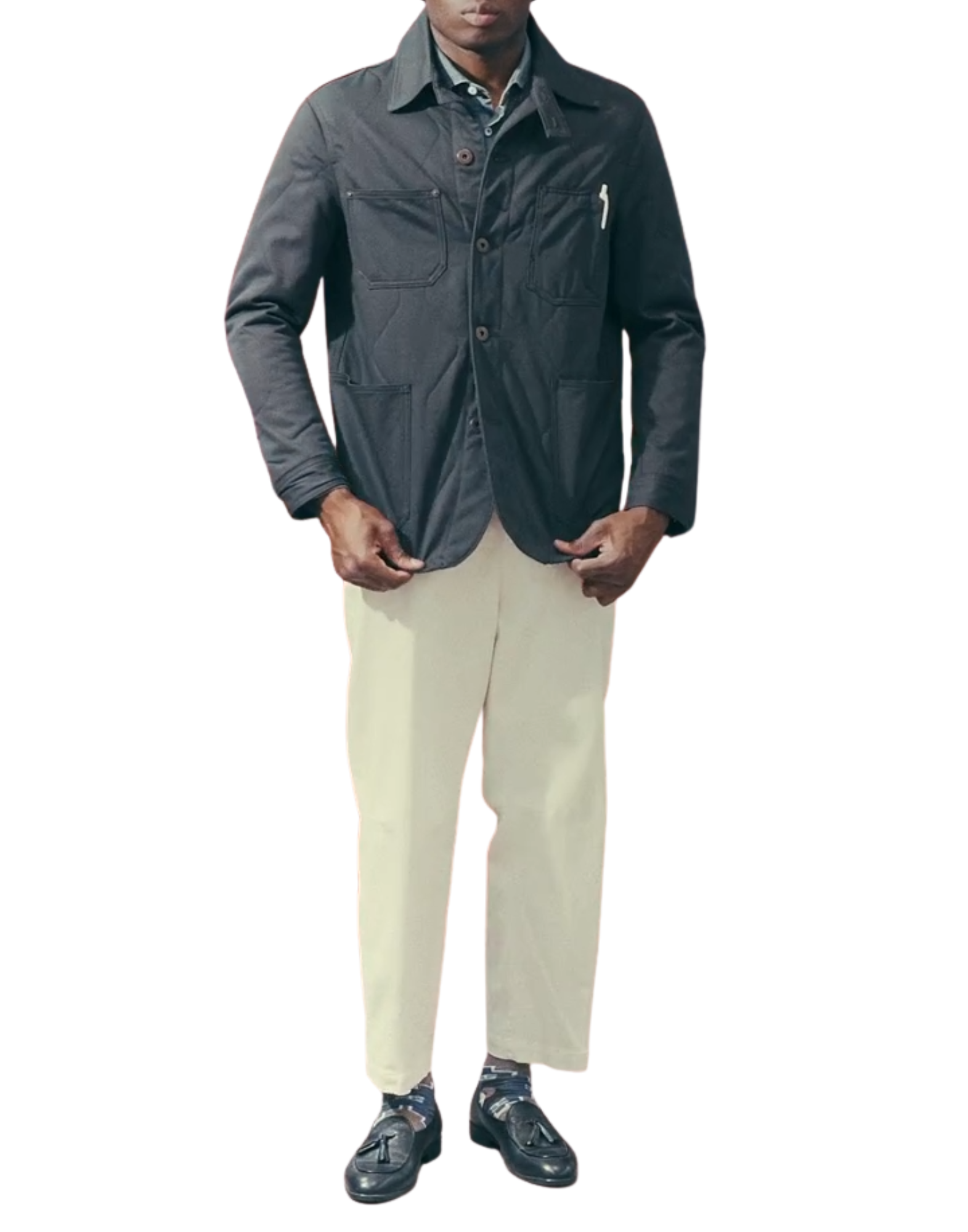 Heritage-Inspired Quilted Workwear Jacket