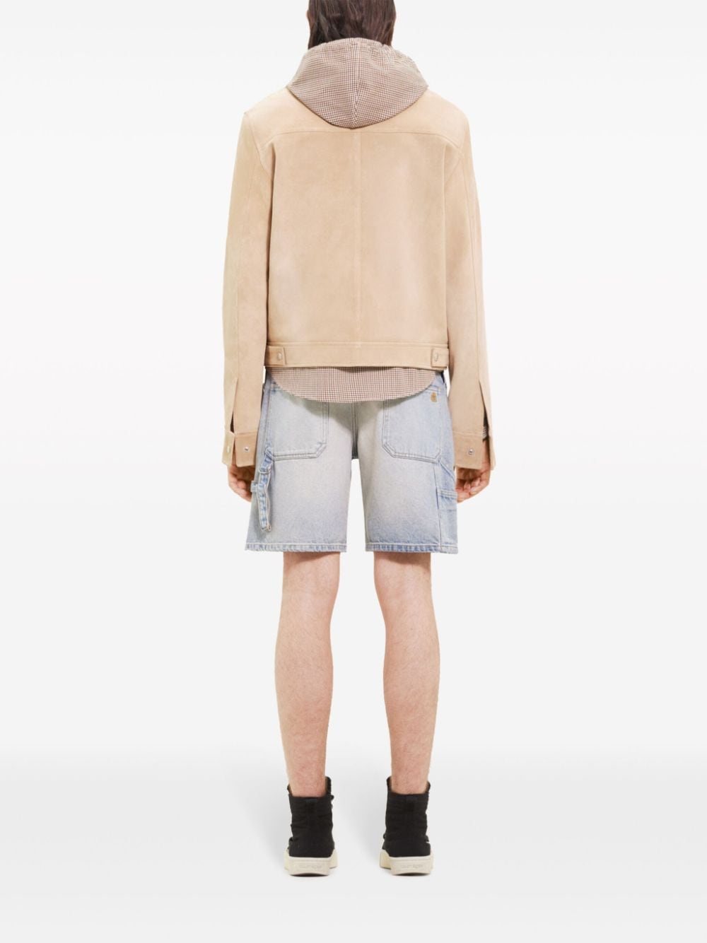 Stonewashed Blue Denim Shorts