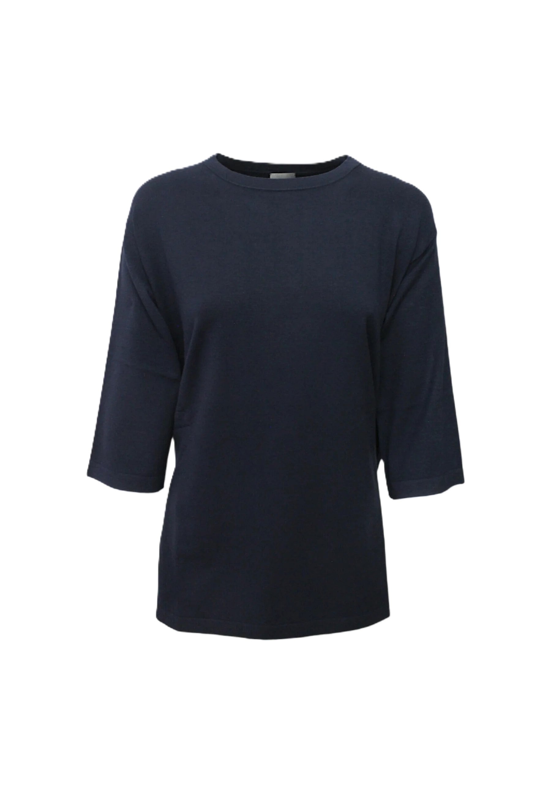 Ribbed Back Blouse With Fabric Belt