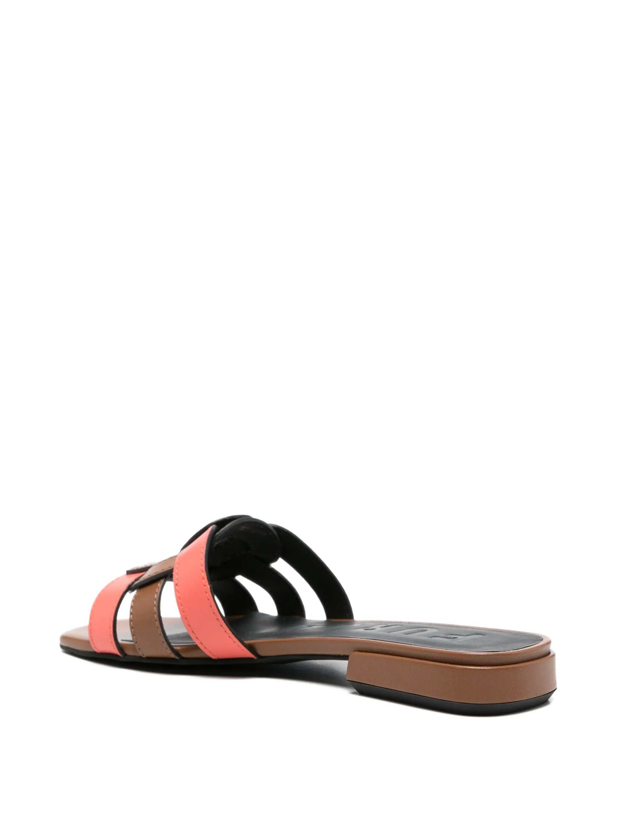 Summer Sandalo Dual-Strap Brown Coral Sandals