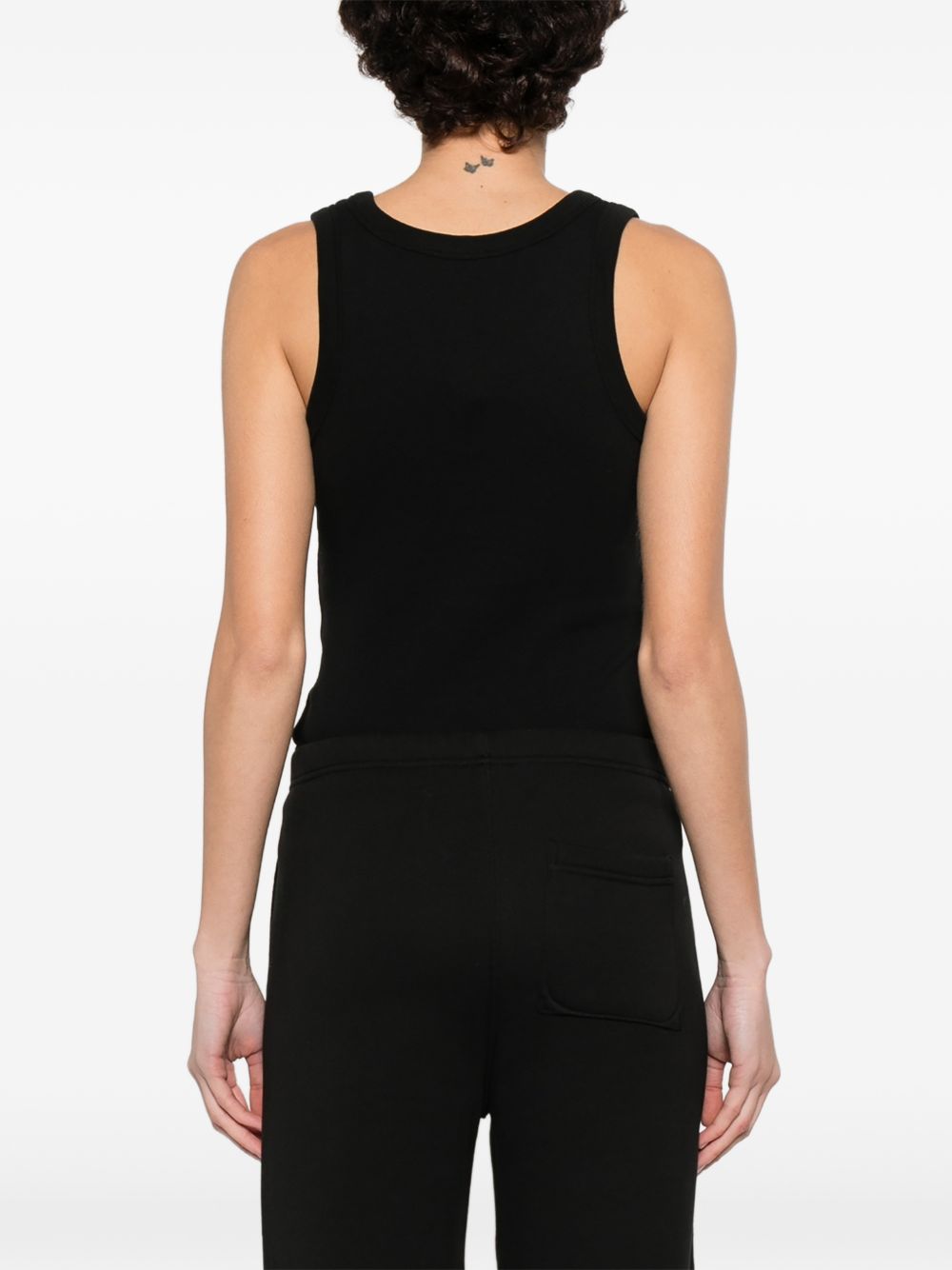 Fitted Black Tank Top