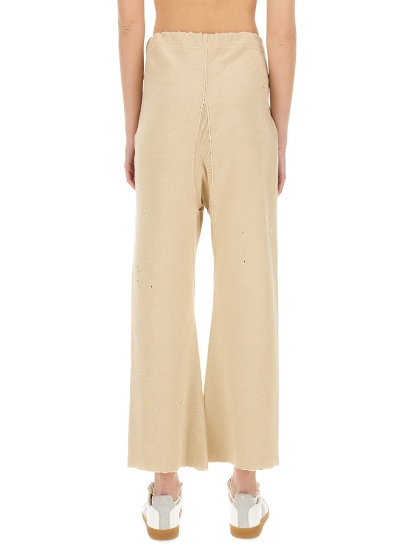 Relaxed Fit Wide Leg Cotton Pants