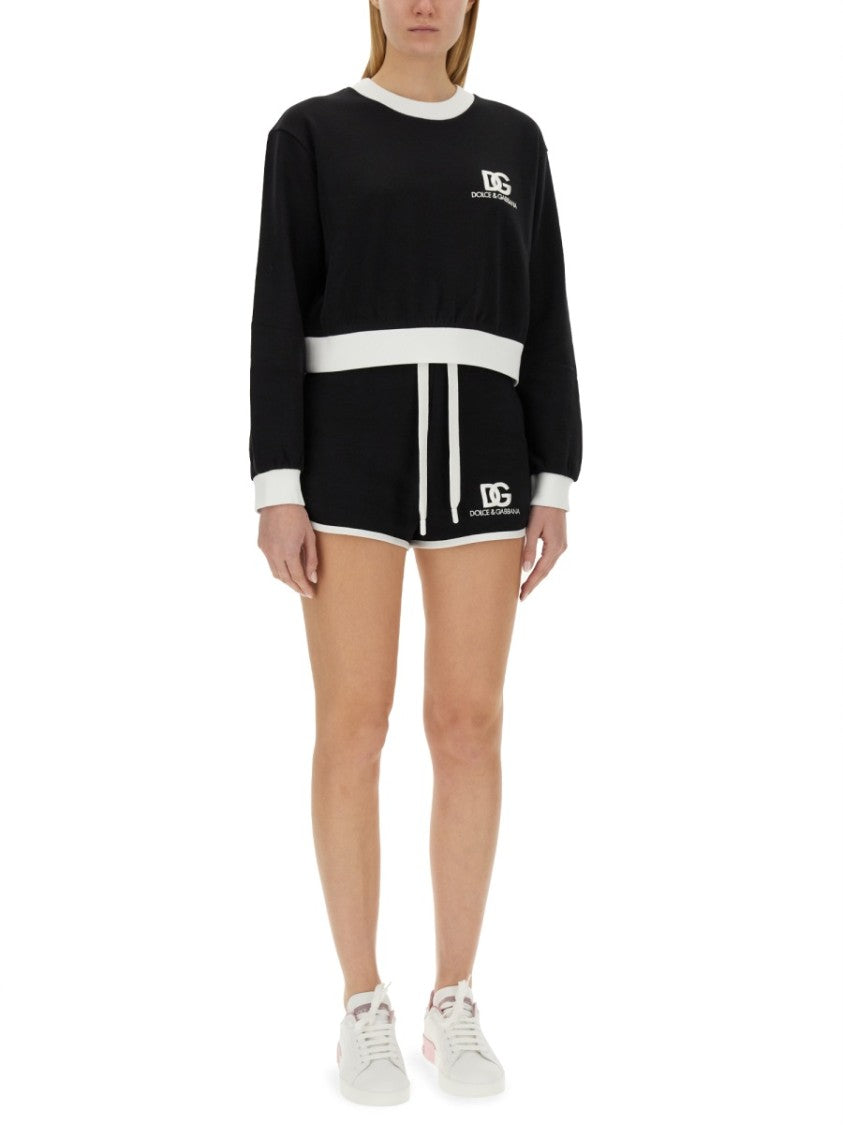 Shorts With Logo Embroidery