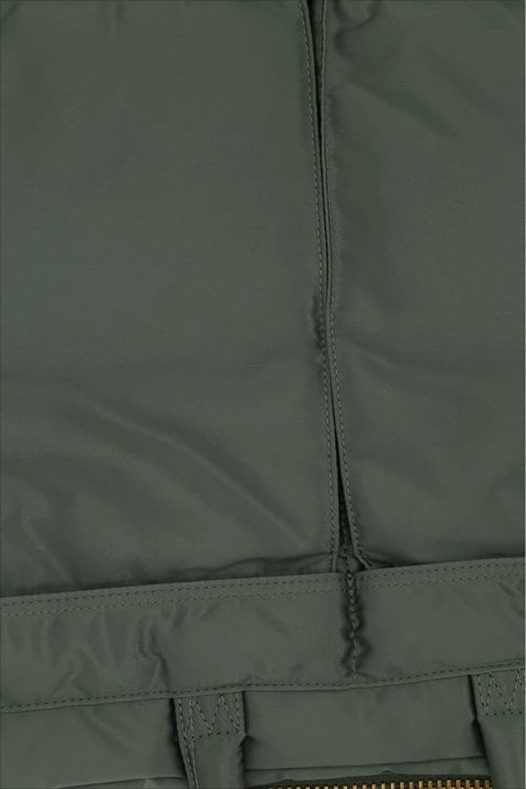 Rectangular Nylon Tote Bag with Zippered Pockets