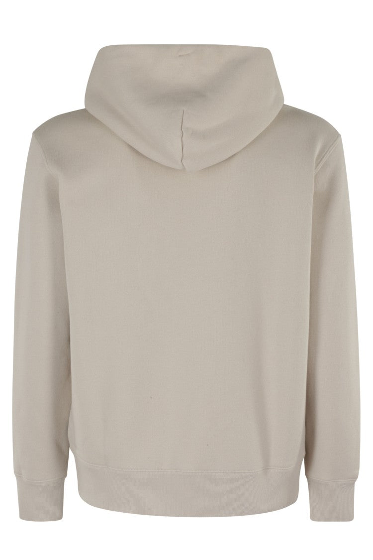 Drawstring Hooded Sweatshirt With Subtle Logo