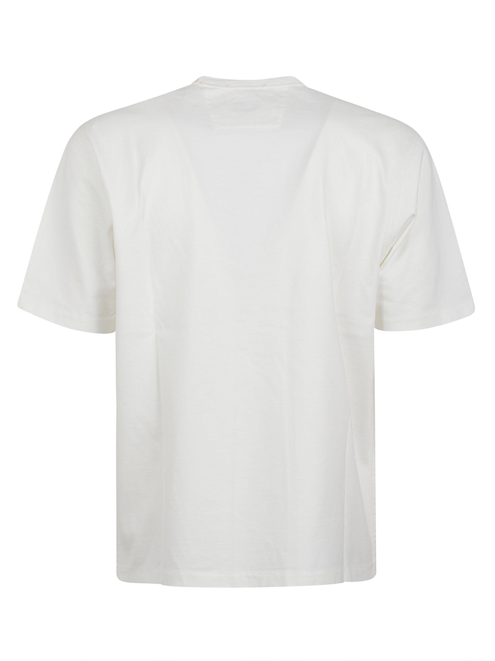 Minimalist Short-Sleeve Crew Neck T-Shirt with Embroidered Logo