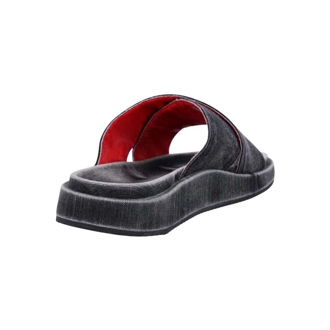 Crisscross Textile Sandals with Cushioned Footbed