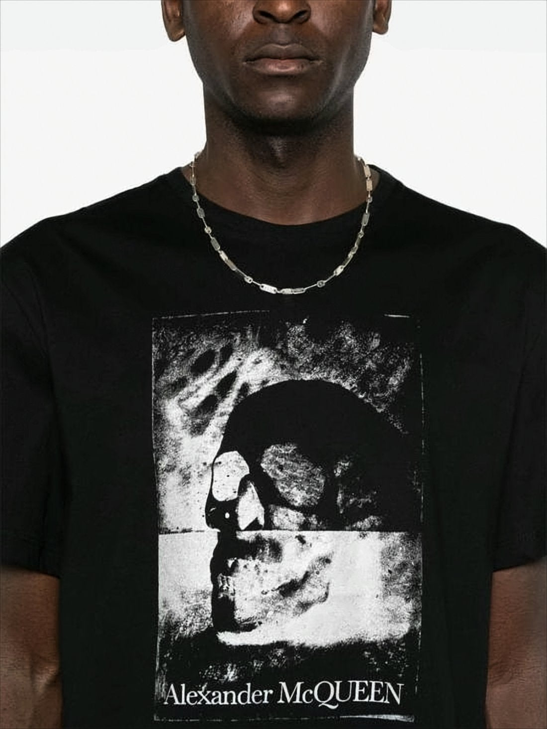 Graphic Skull Print Black T-Shirt
