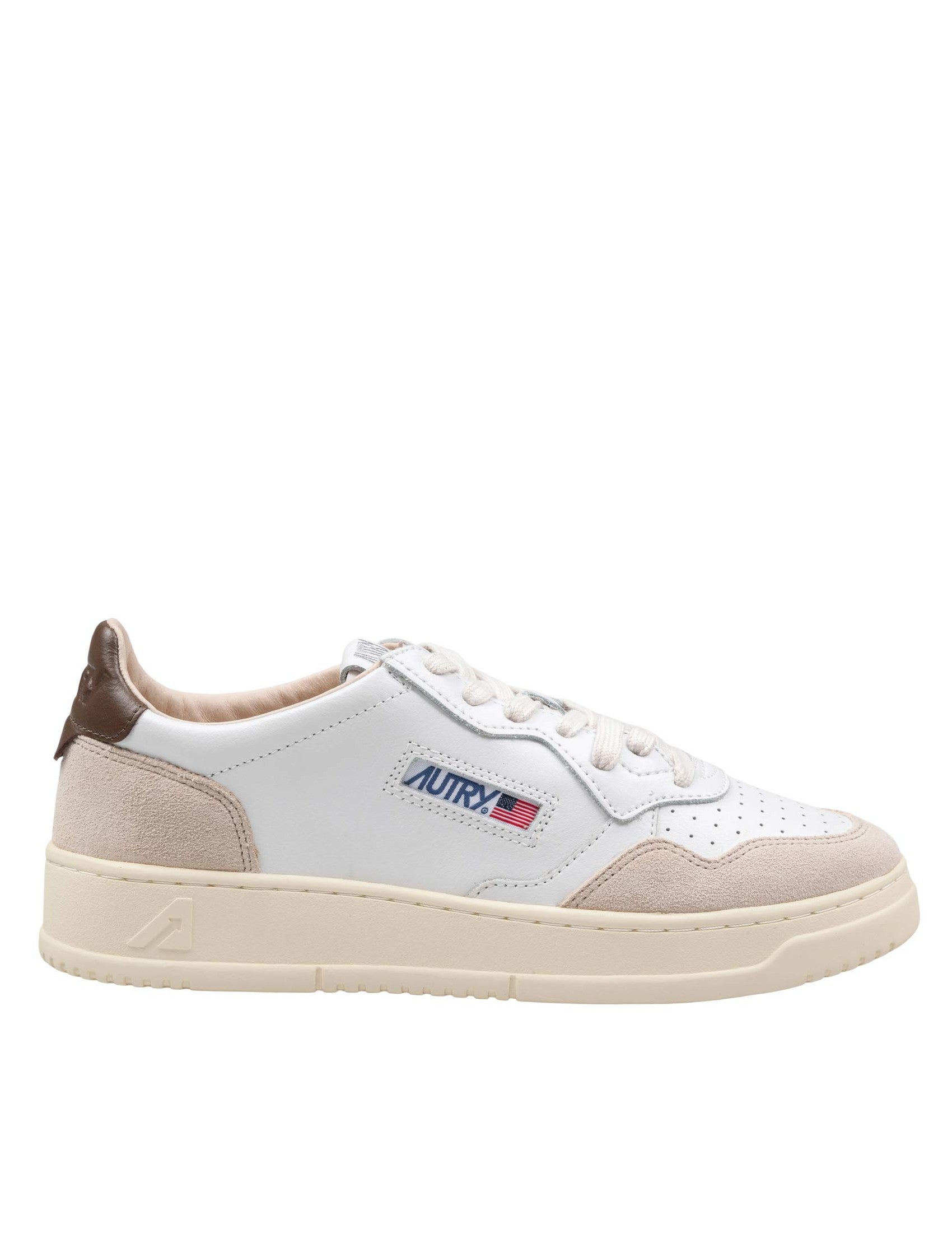 Medalist Low Leather and Suede Sneakers