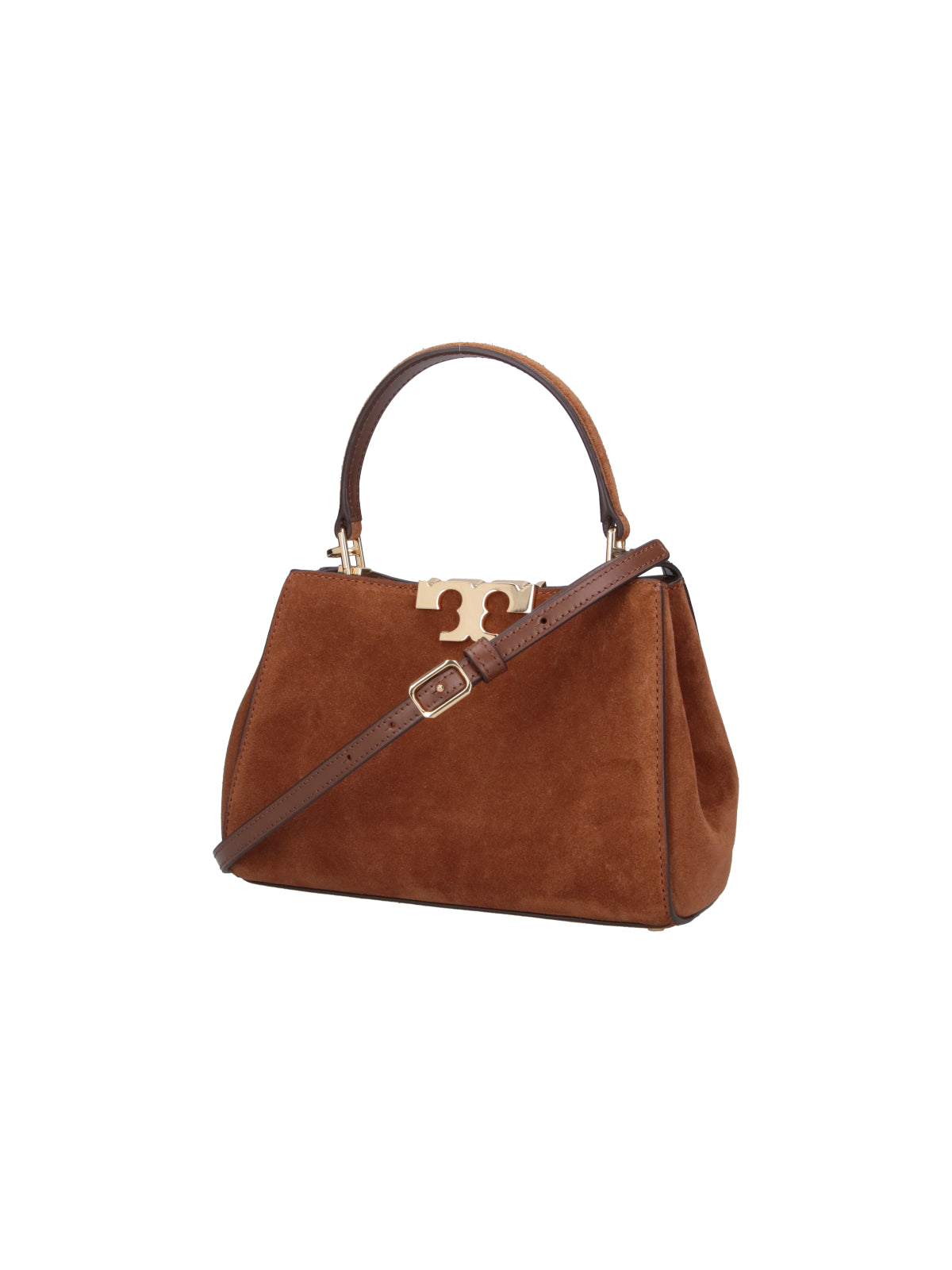Brown Eleanor Mini Suede Bag