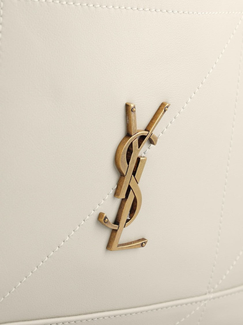 Lambskin Shoulder Bag with Gold-tone Chain Strap