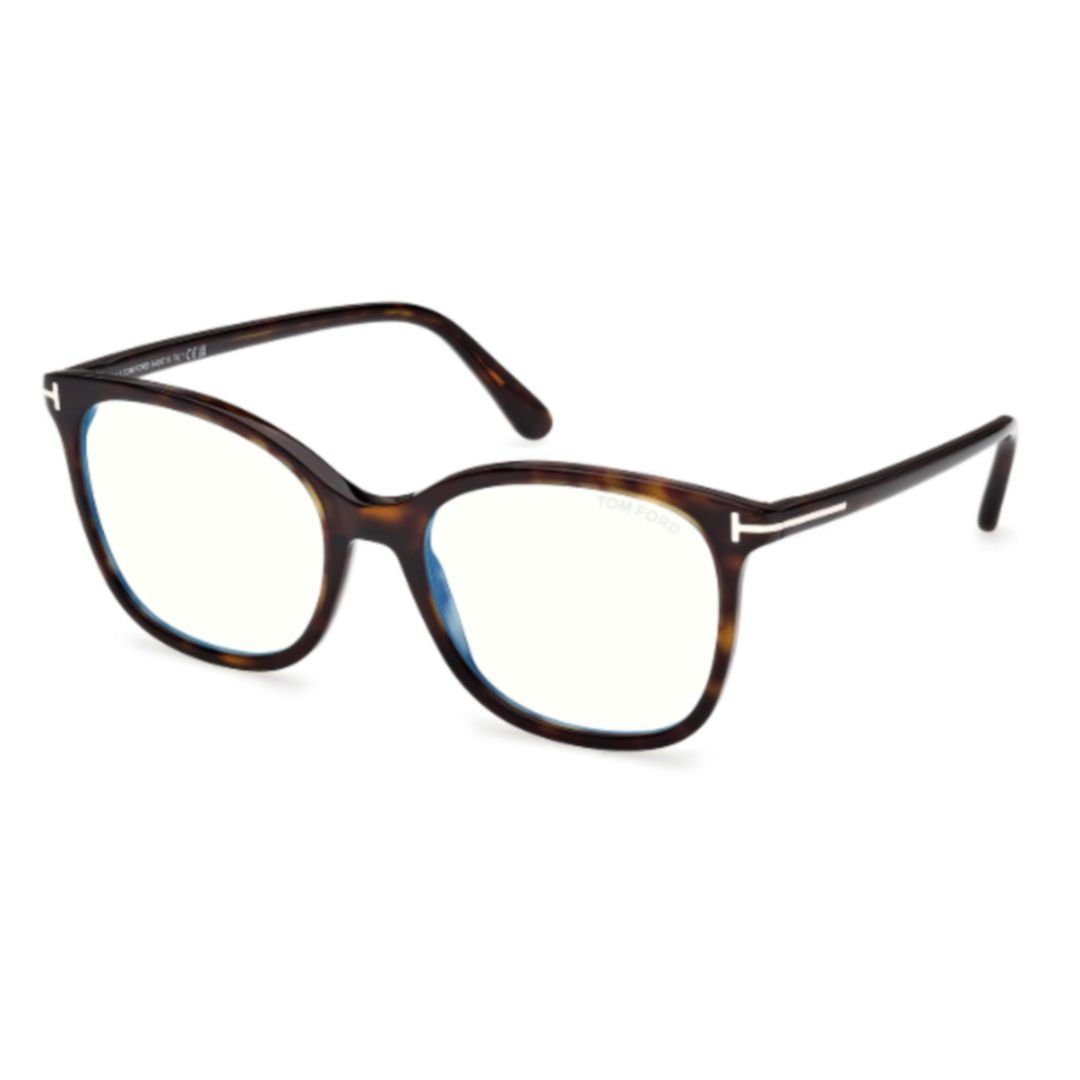 Ft6089-B Tortoiseshell Square Frame Eyeglasses