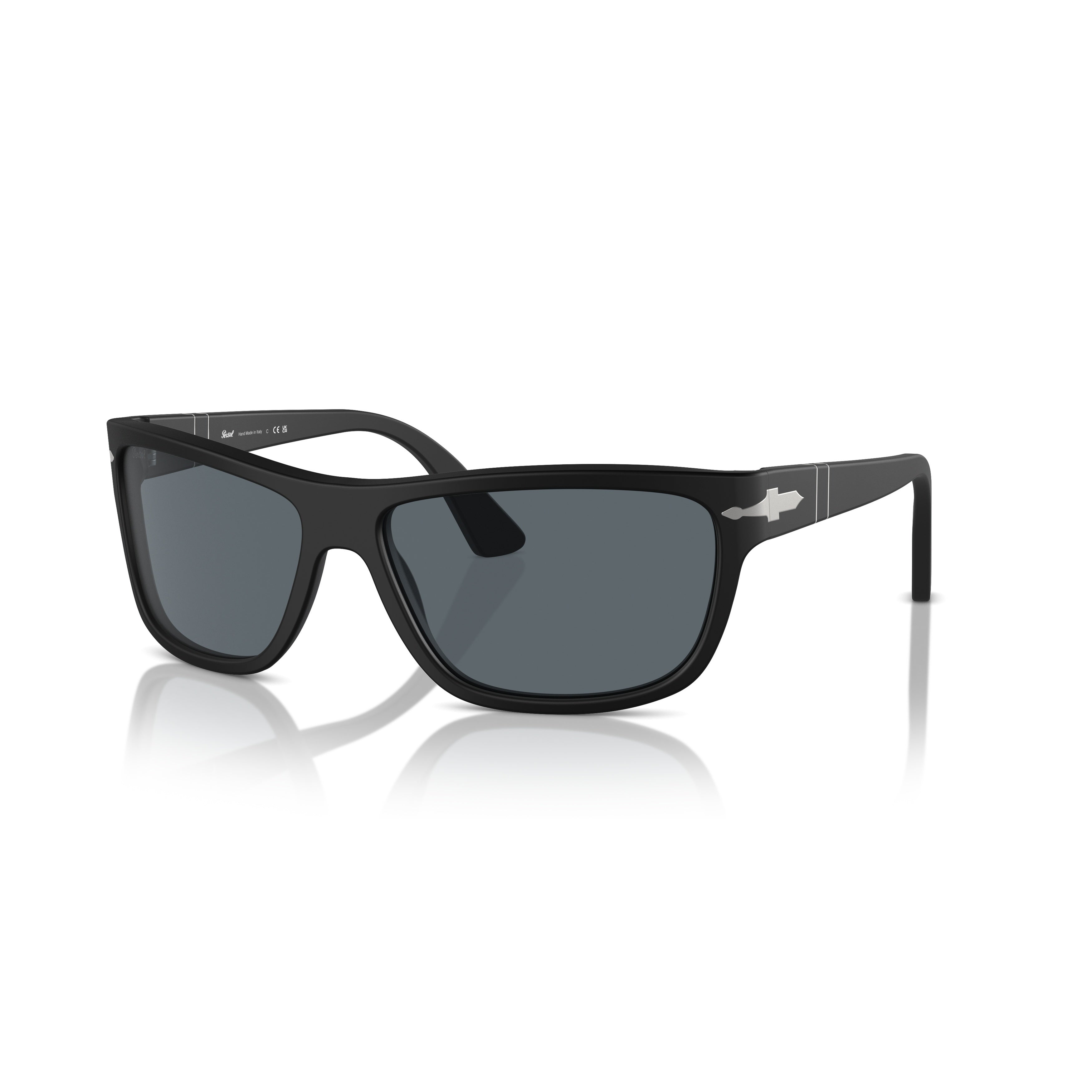 0po3342s Rectangular Acetate Sunglasses with Silver Arrow Detail