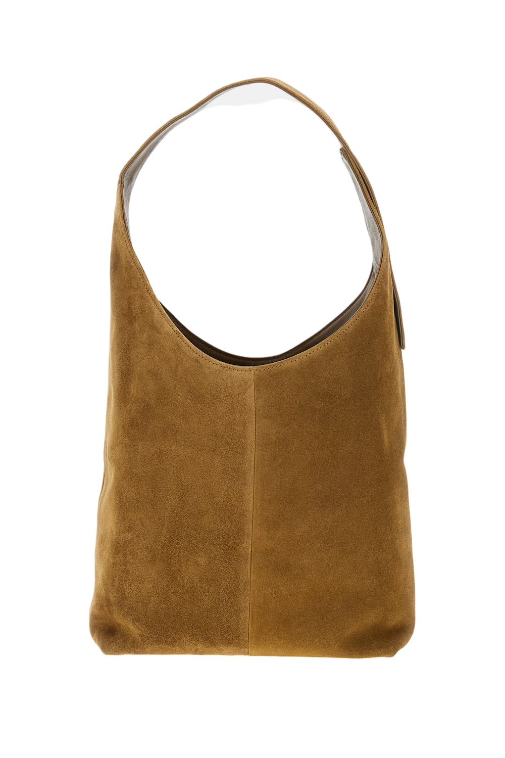 Suede Bag With Magnetic Closure