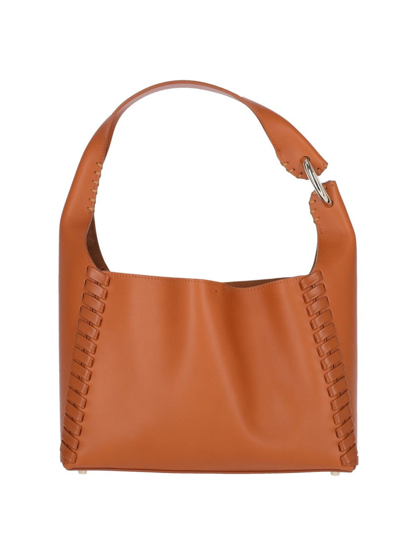 Logo Shoulder Bag – Brown