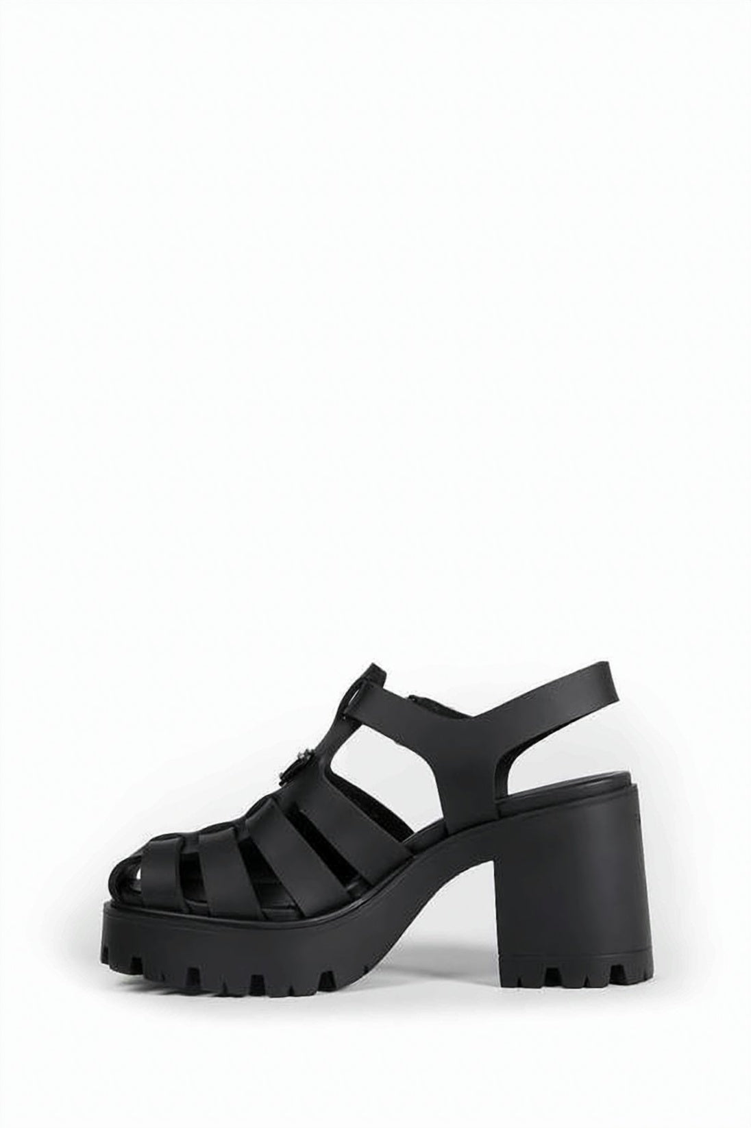 Strappy Open Toe Sandals with Chunky Block Heel