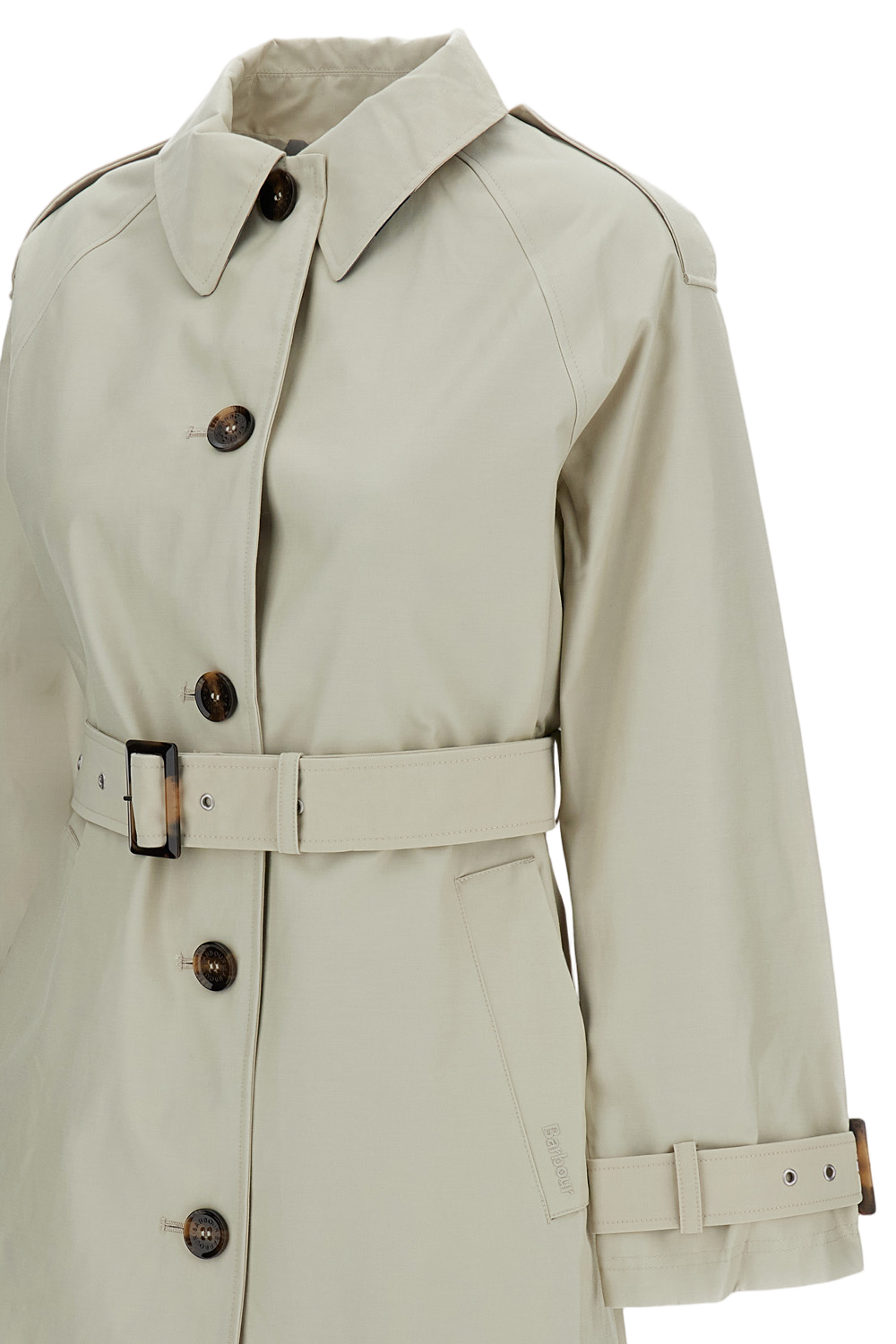 Maia Beige Showerproof Trench Jacket