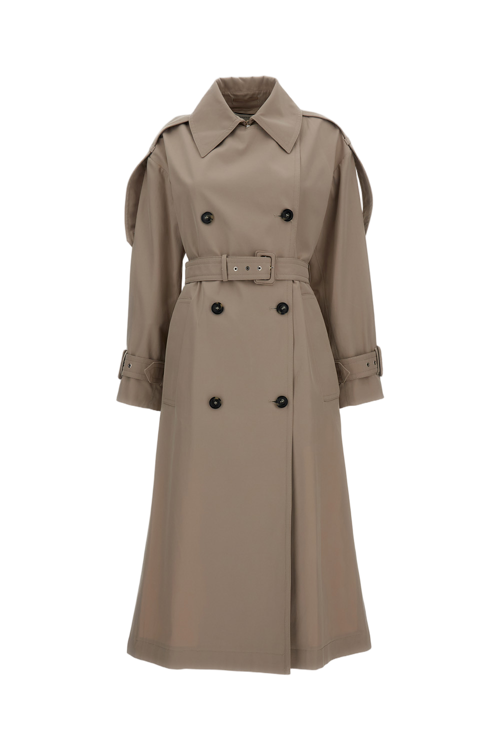 Beige Spxgocce Water Repellent Trench Coat