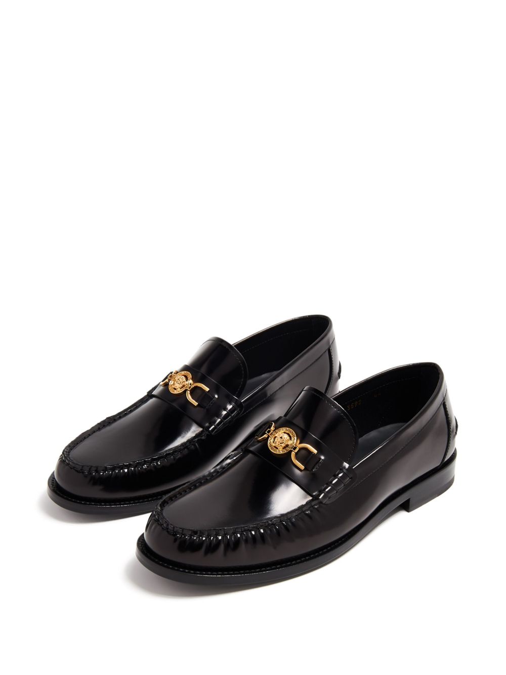 Glossy Flat Shoes in Smooth Silk