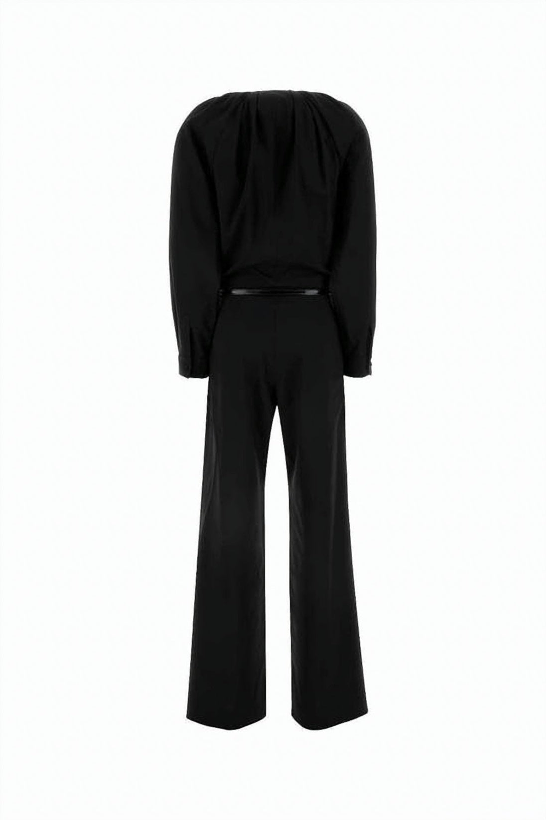 Tailored High-Waist Pants With Wide-Leg Silhouette