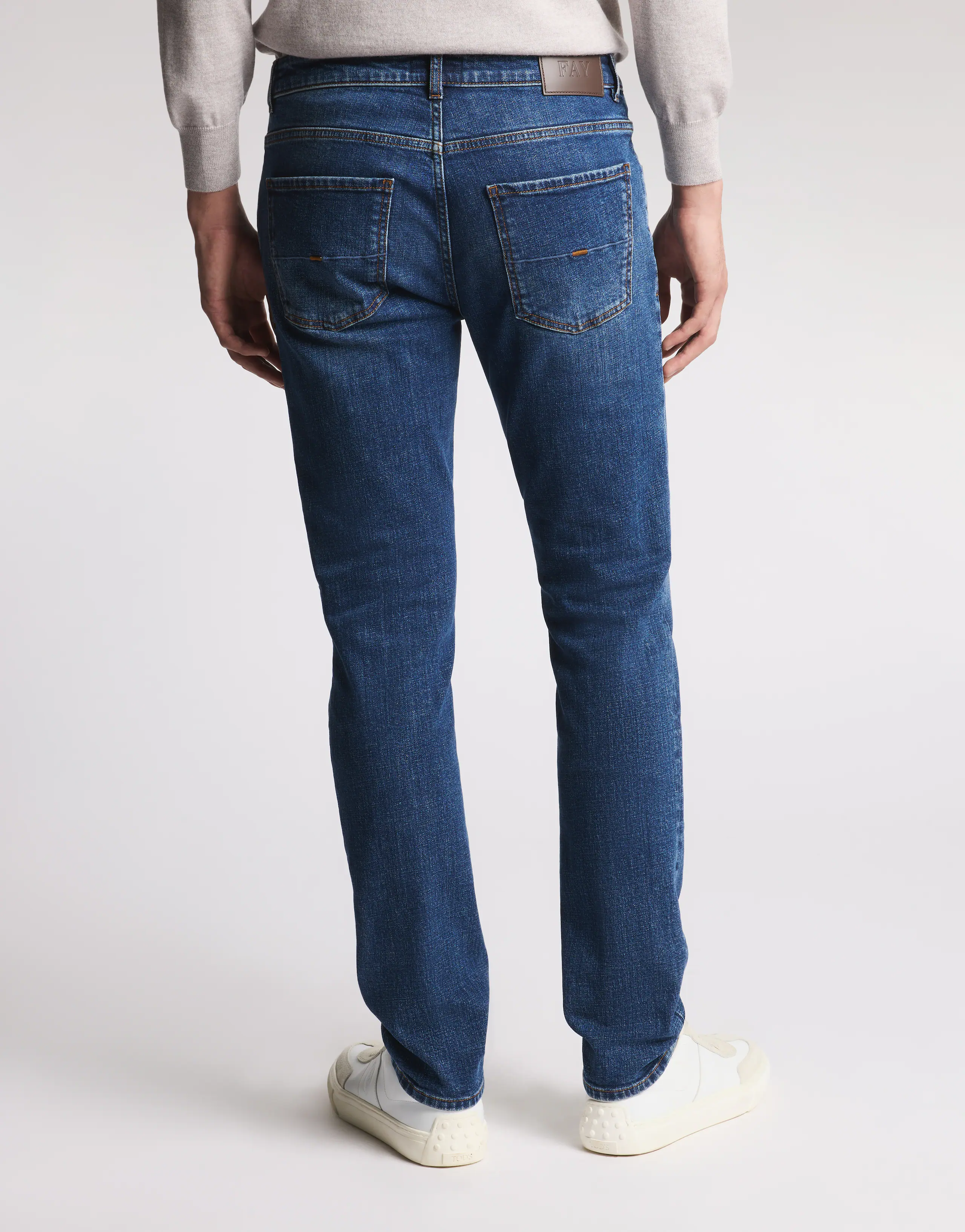 Five-Pocket Royal Blue Denim Jeans
