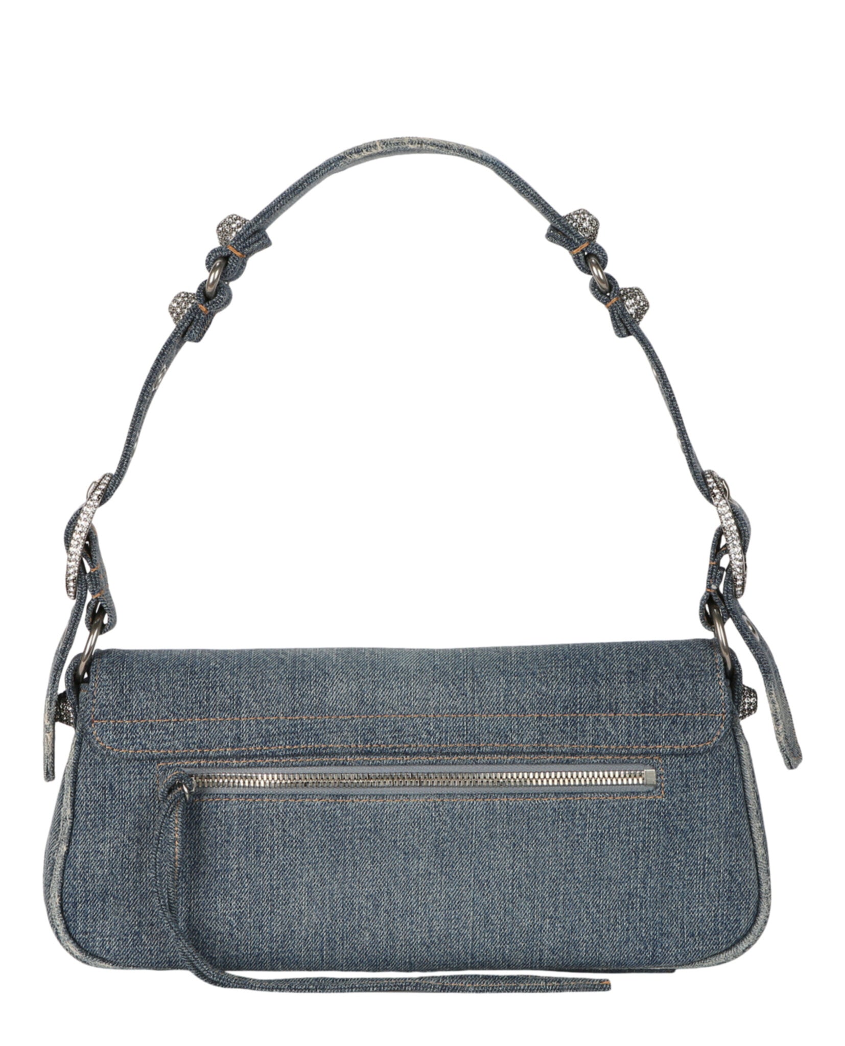 Small Le Cagole Sling Shoulder Bag In Denim