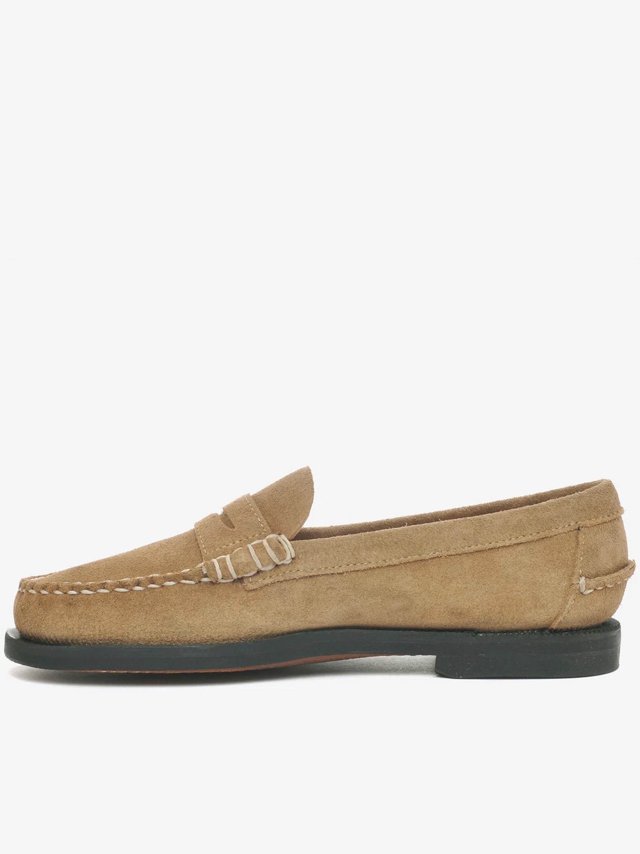 Brown Classic Dan Flesh Out Suede Loafers