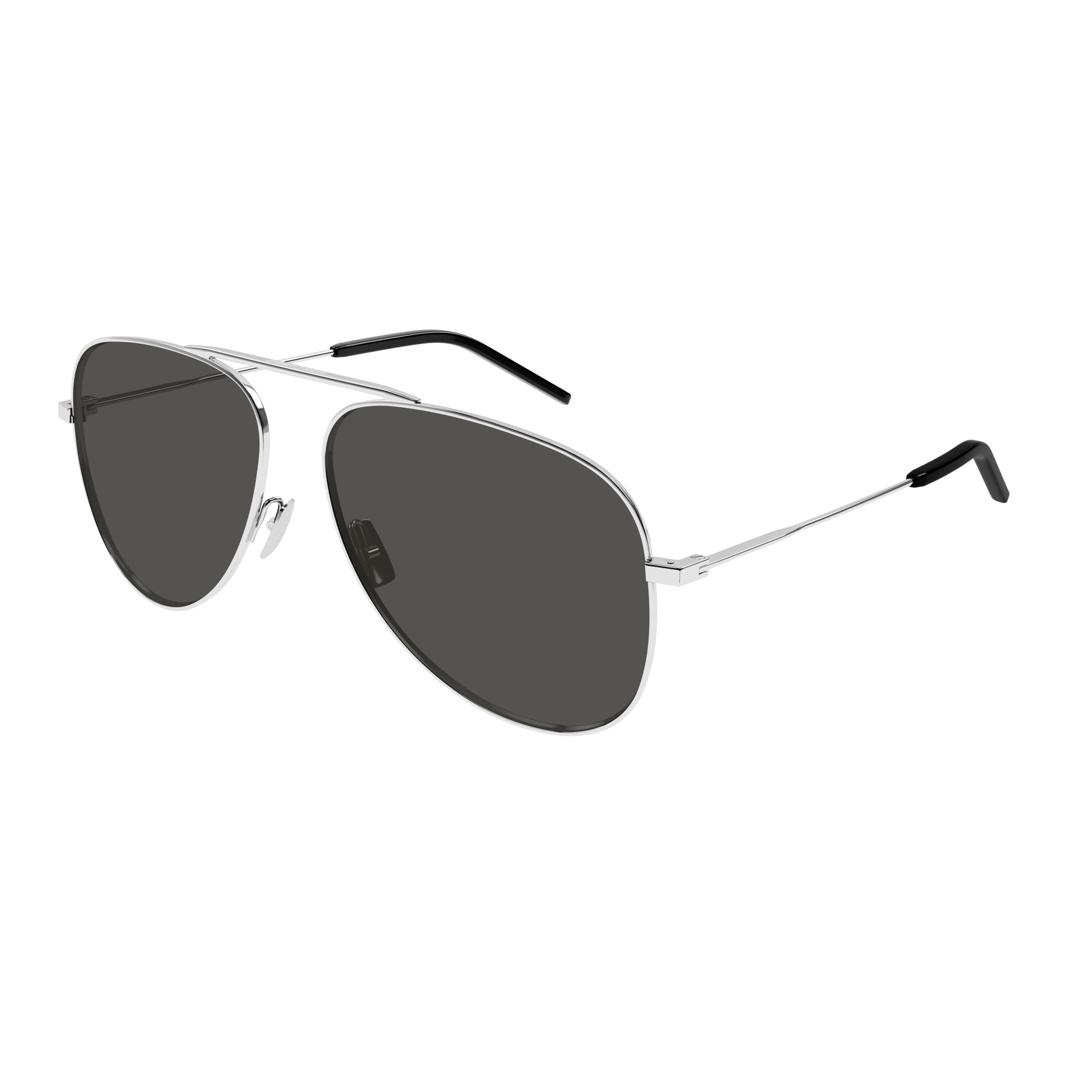 Sl 800 Teardrop-Shaped Silver Sunglasses