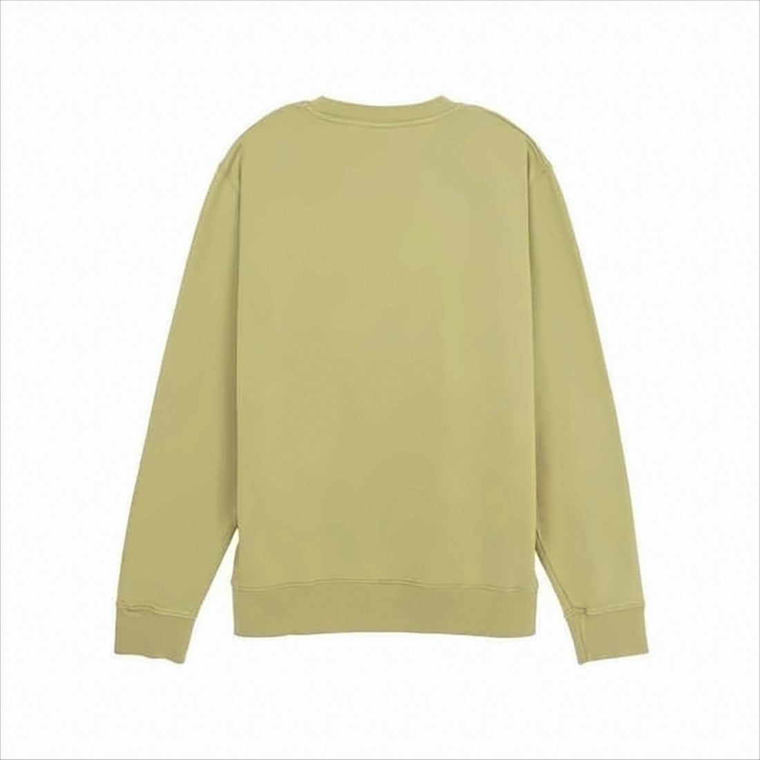 Long-Sleeve Crewneck Sweatshirt in Muted Olive Green