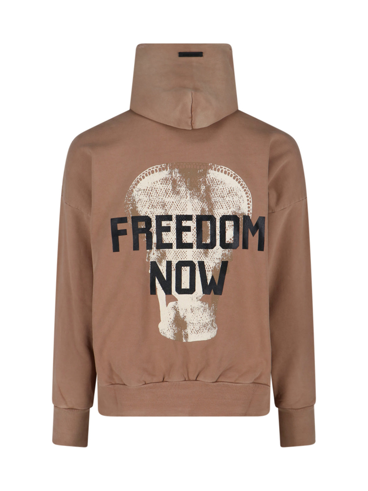 "Revolution!" Hoodie, Beige Cotton