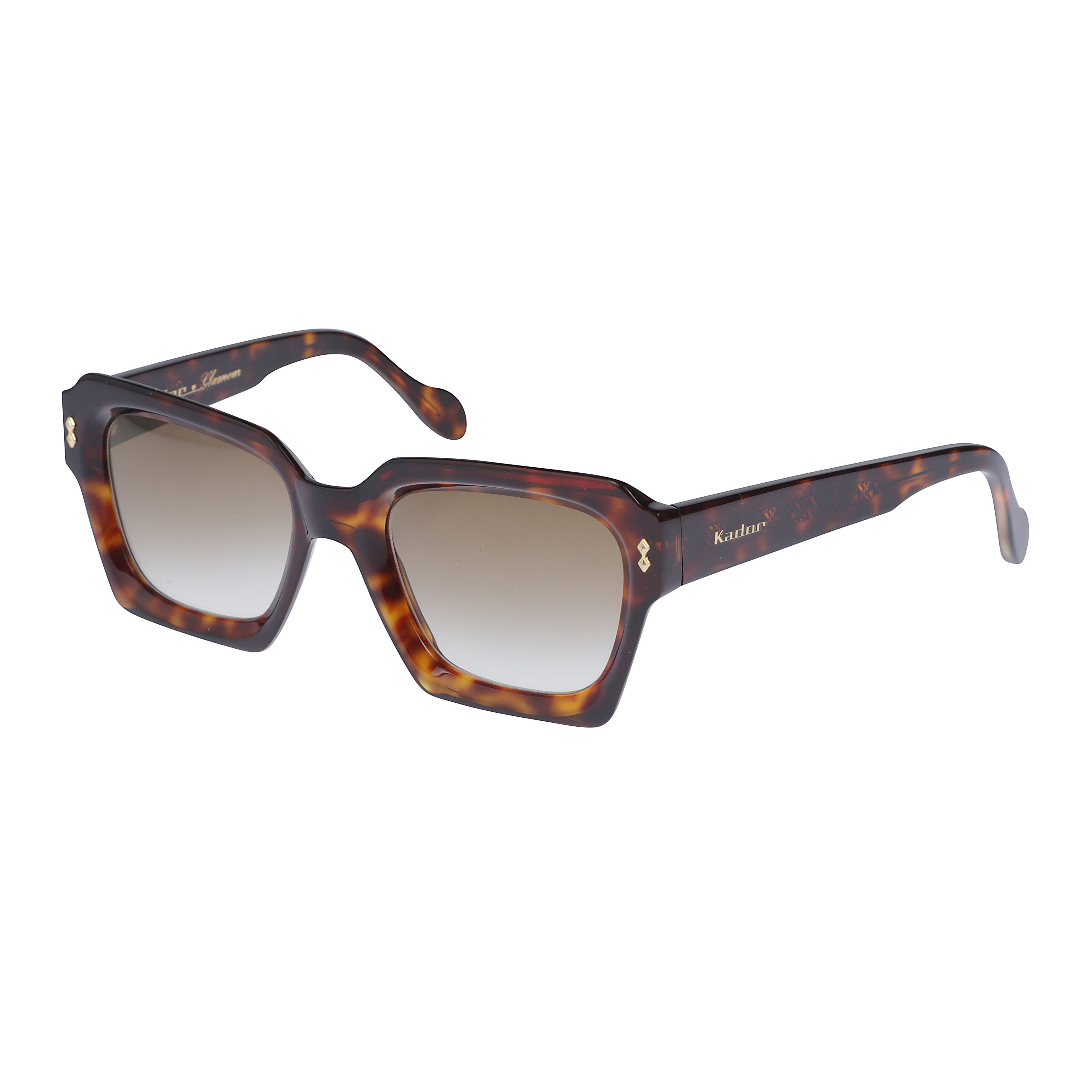 Kallima Glamour Oversized Square Frame Sunglasses with Tortoiseshell Pattern
