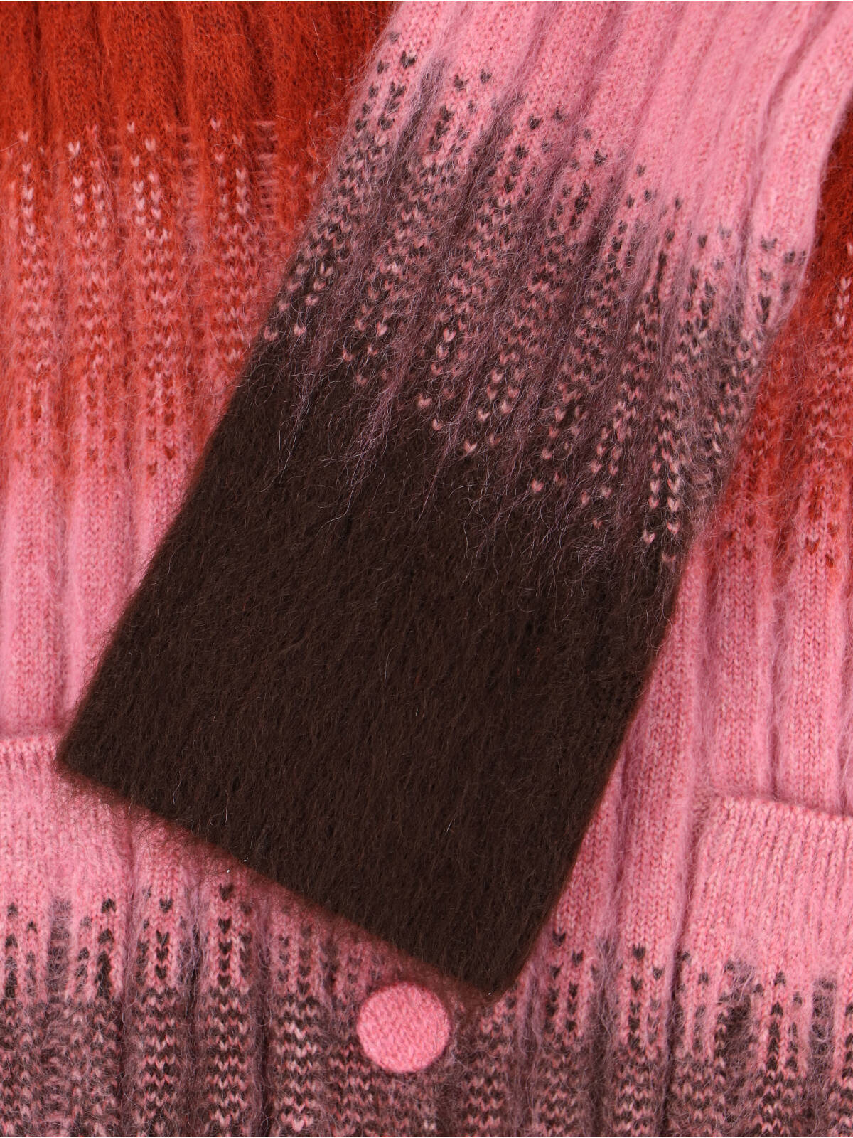 Mohair Blend Cardigan, Multicolor