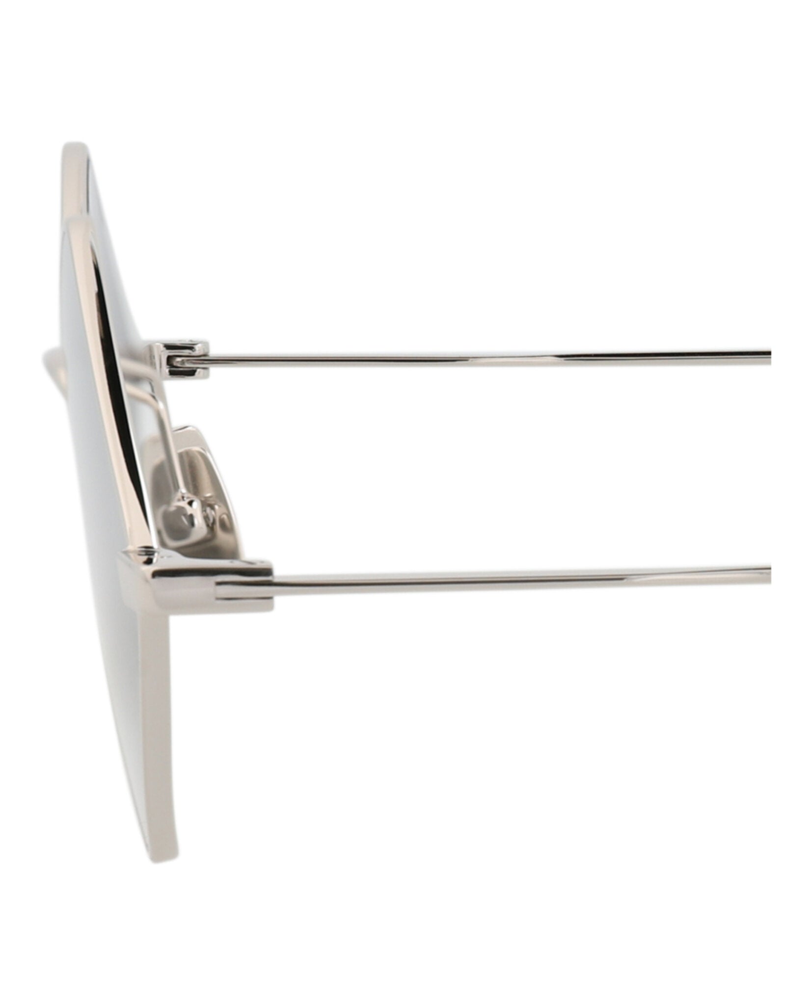 Square-Frame Metal Sunglasses