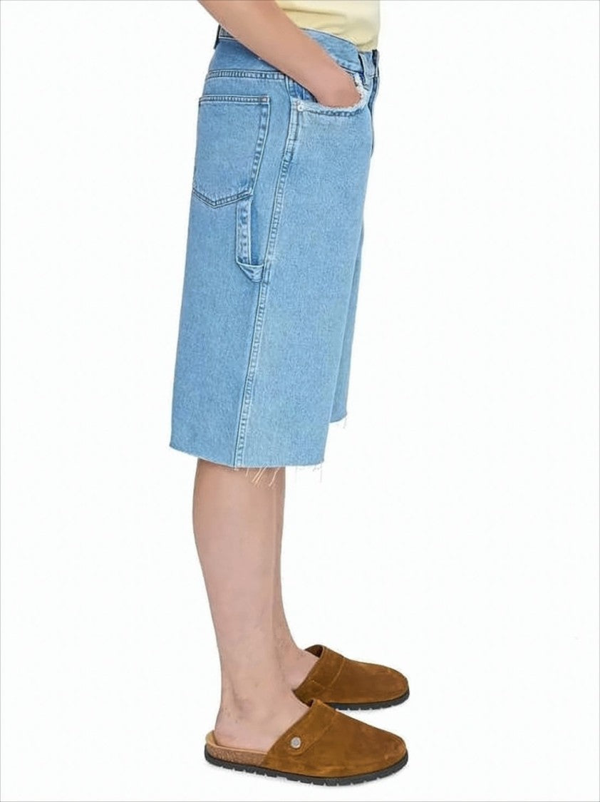Light Blue Denim Shorts