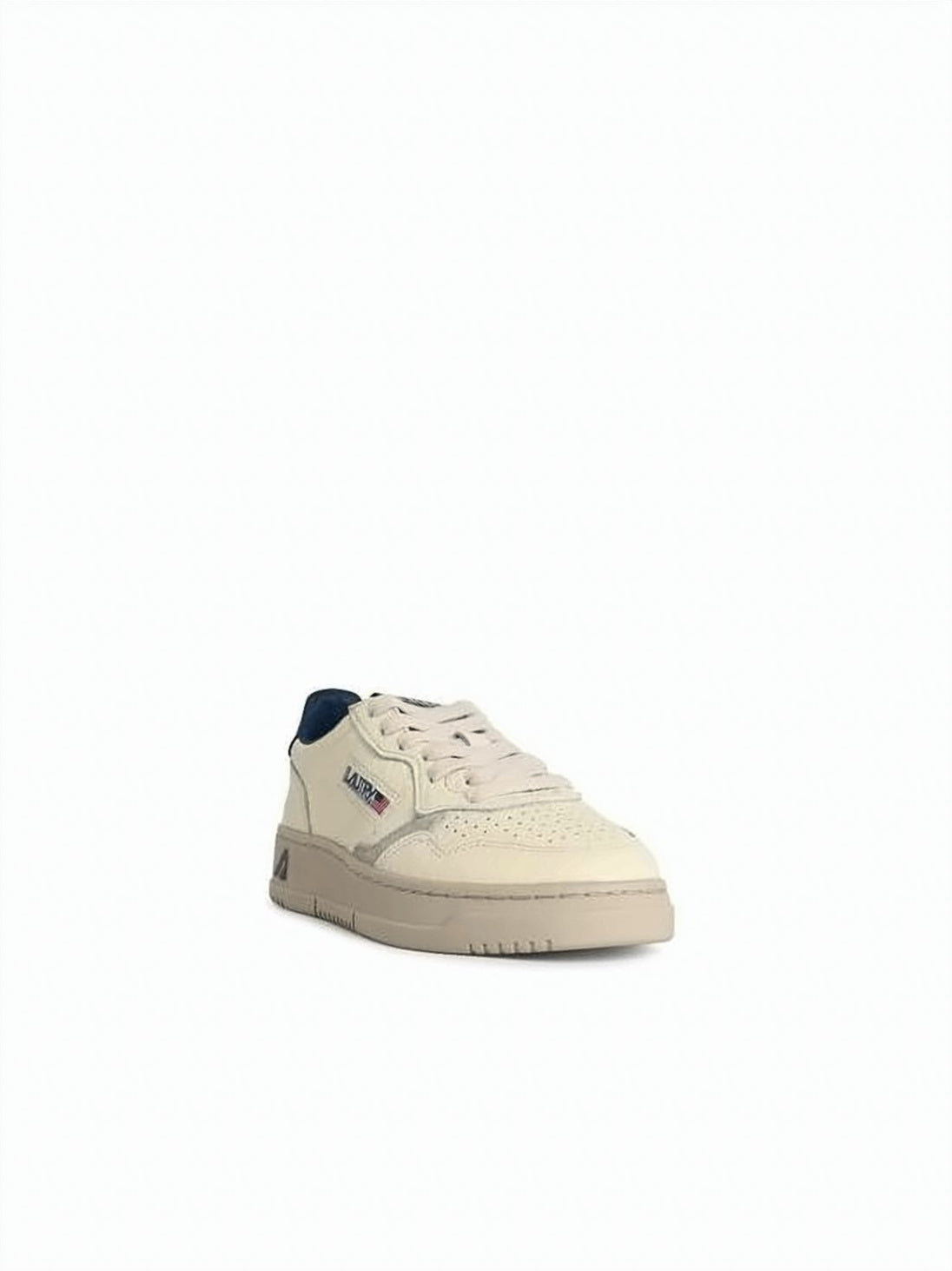 Cream Low-Top Sneakers