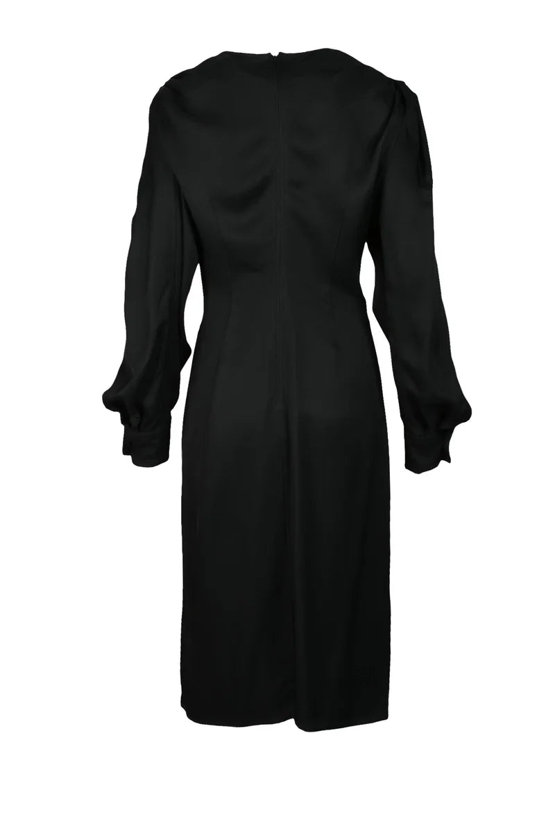 Long Dress Viscose - Black