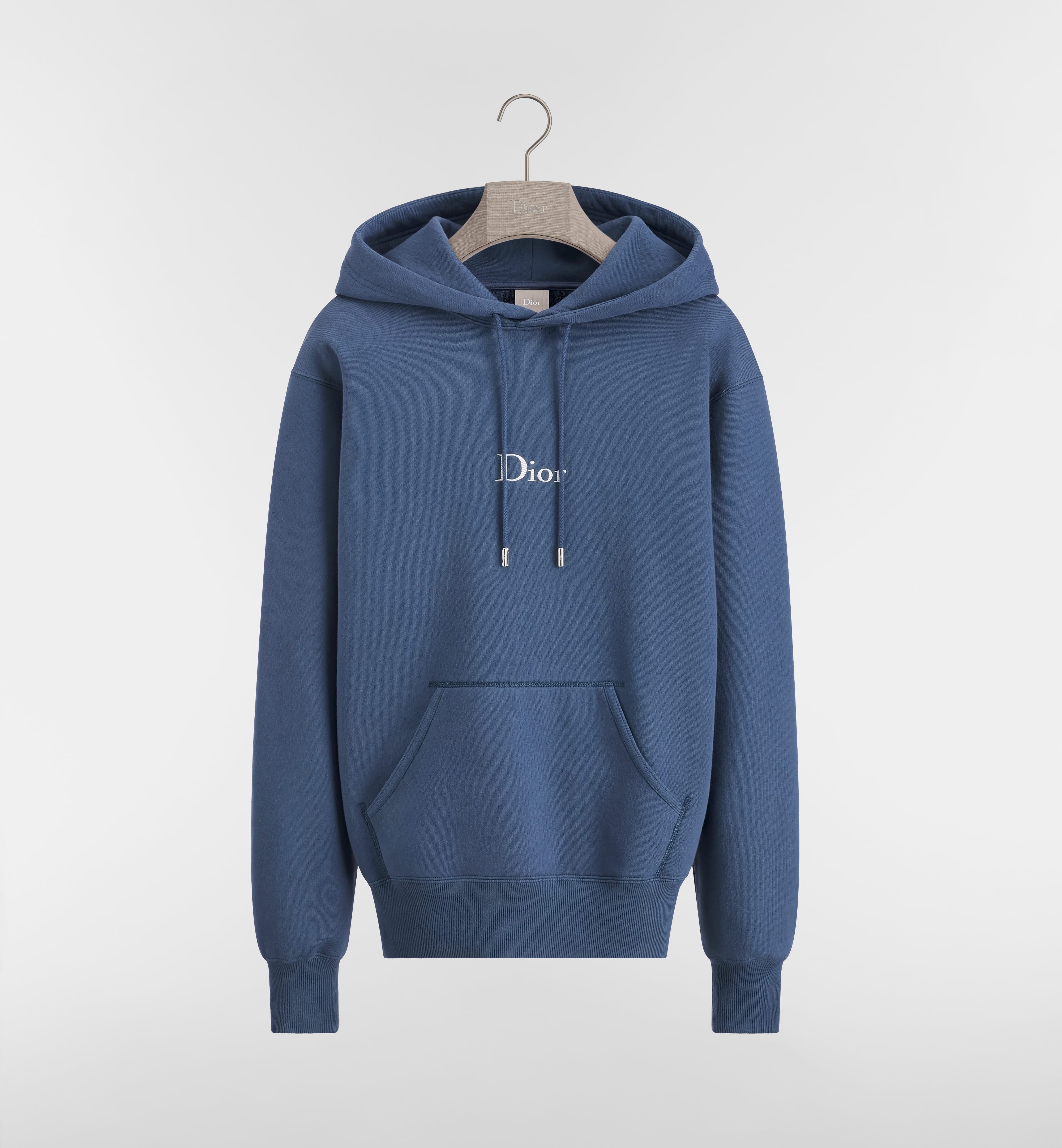 Minimalist Hoodie With Adjustable Drawstring And Embroidered Logo