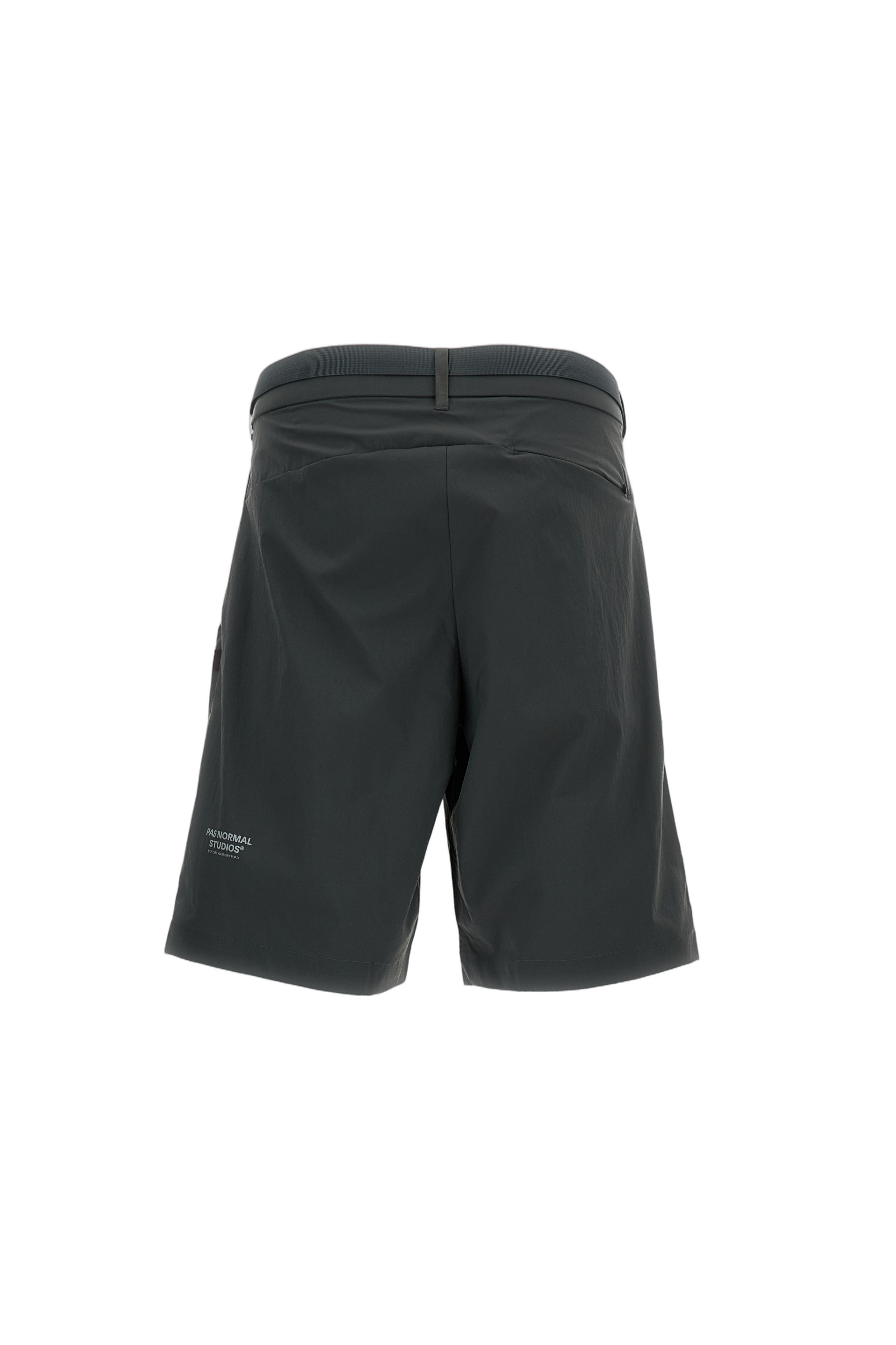 Grey Off-Race Tech Shorts