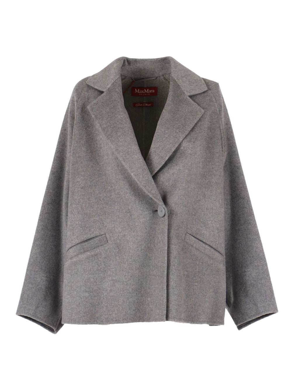 Grey Double-Breasted Coat