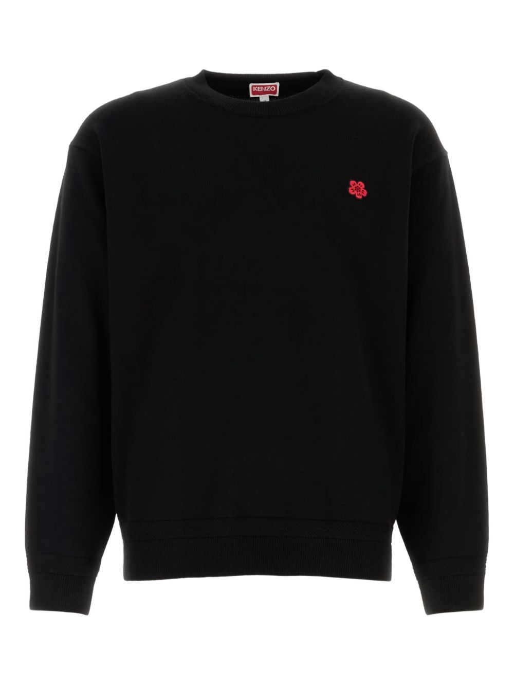 Ribbed Black Sweatshirt